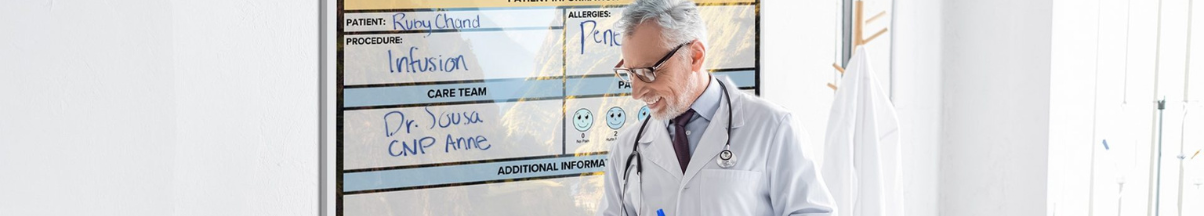 healthcare dry erase boards