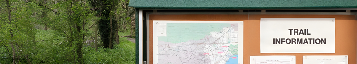 sliding glass bulletin boards