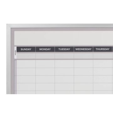 OptiMA® Sunday to Saturday Weekly Dry Erase Calendar