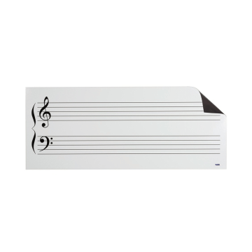 OptiMA® Rockin' Roll Up™ Mini Music Staff Magnet