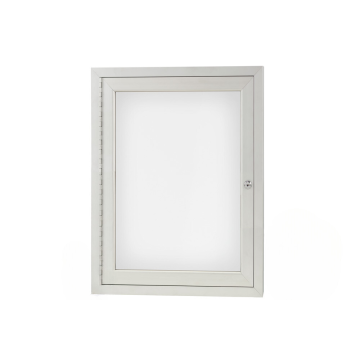 Outdoor Enclosed Dry Erase Board Cabinets, Aluminum Trim