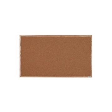 Solid Oak Framed Natural Grain Cork Board