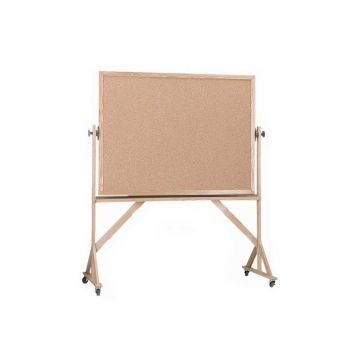 Wood Framed Double Sided Cork Board