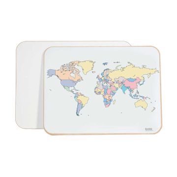 OptiMA® Student Lap Board with World Map