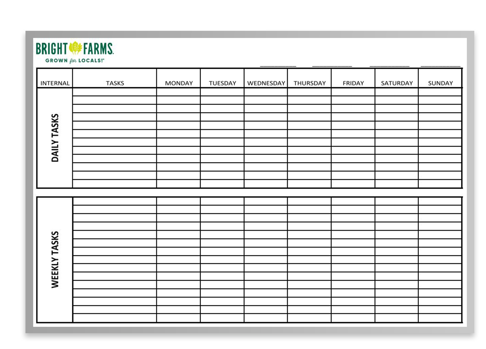 Farming Dry Erase Board