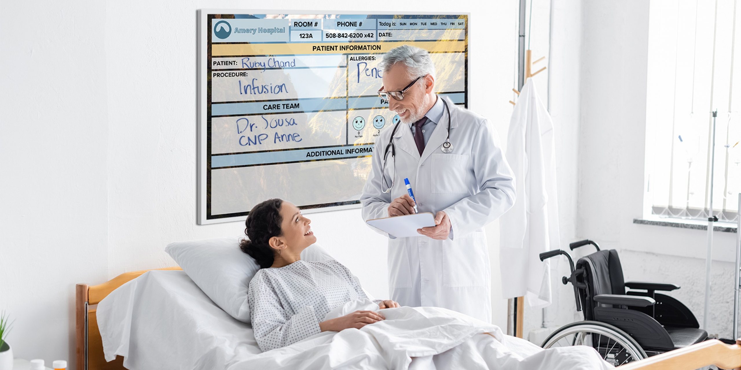 Why Hospitals Choose OptiMA® Inc. Dry Erase Boards